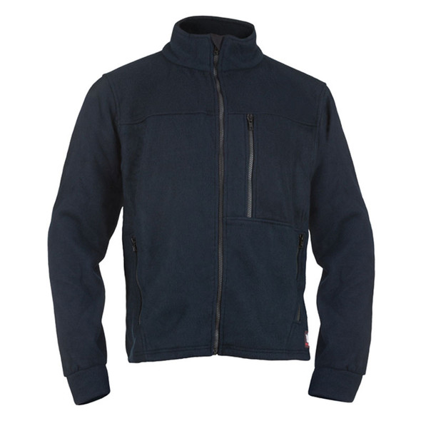 DragonWear FR ALPHA Super Fleece Navy Made in USA Jacket 105231